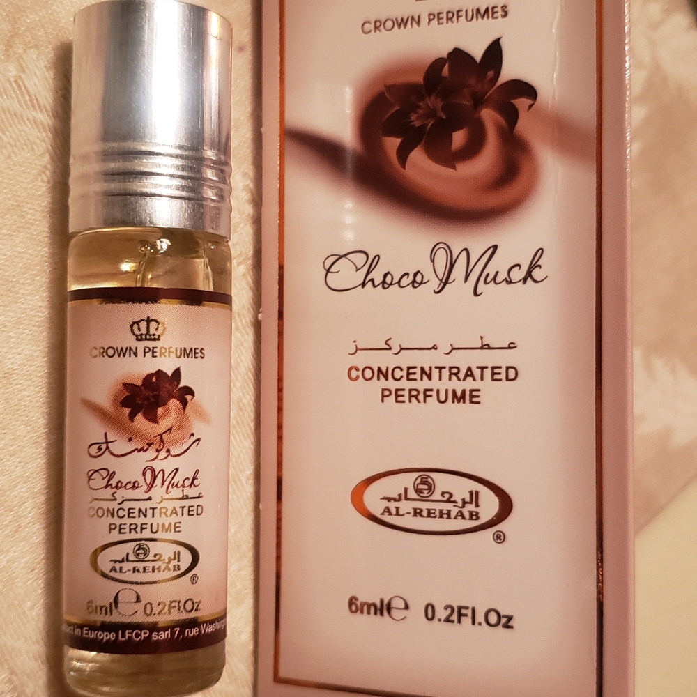 New chocolate scent Choco Musk concentrated attar roll on oil by Al Rehab